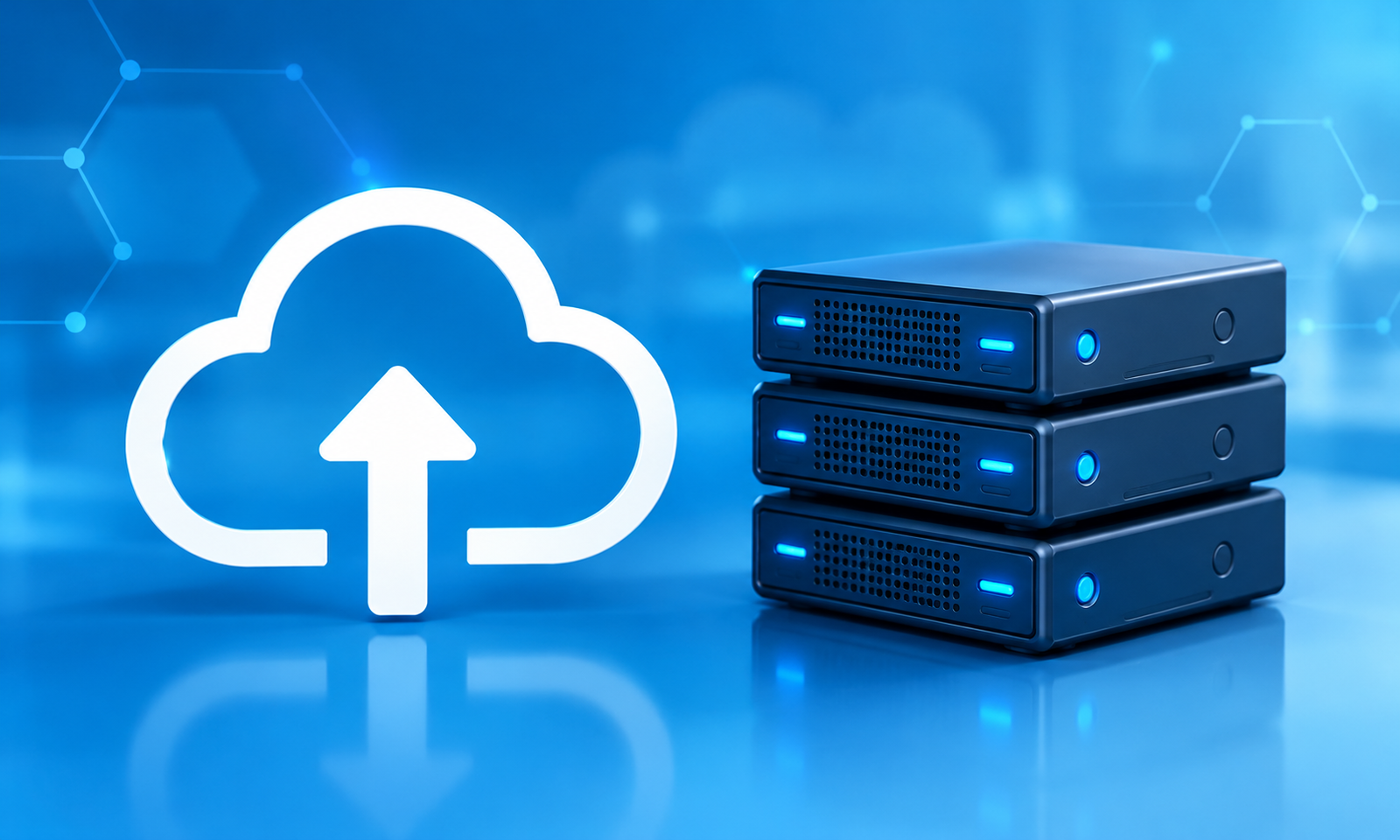 cloud upload to modern servers